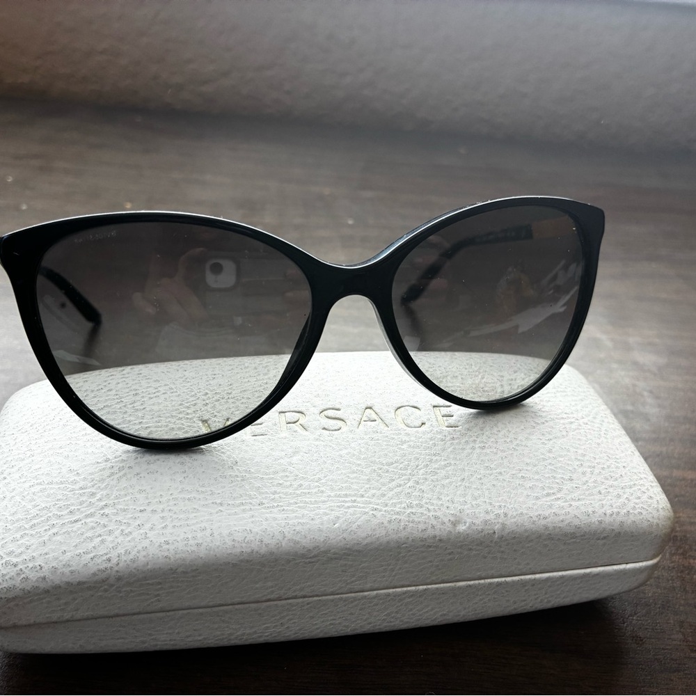 Versace Women's Elegant Black Sunglasses